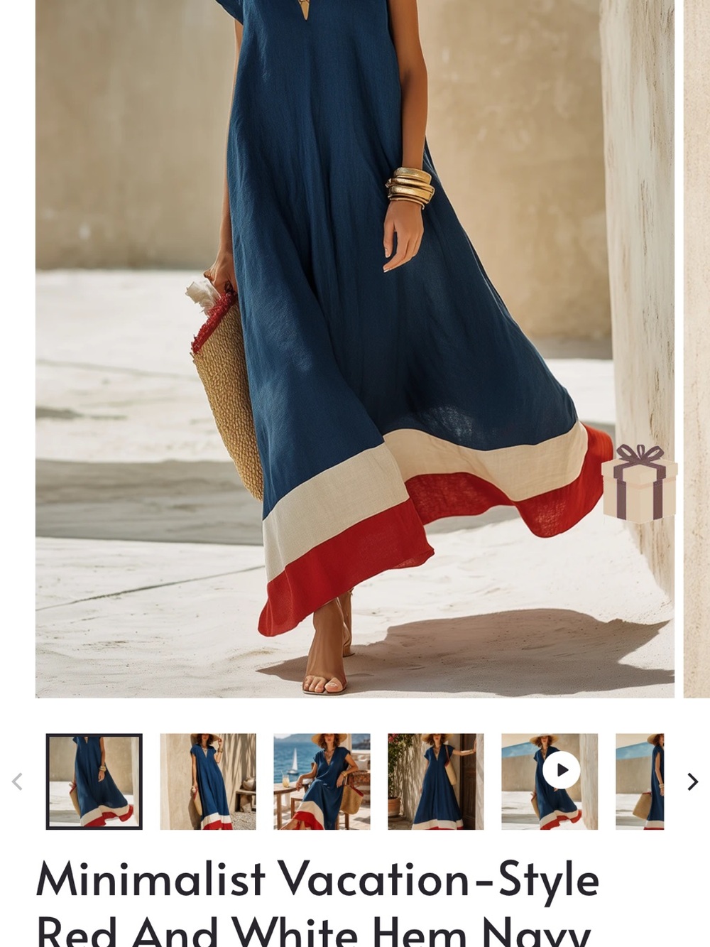 Navy Maxi Dress